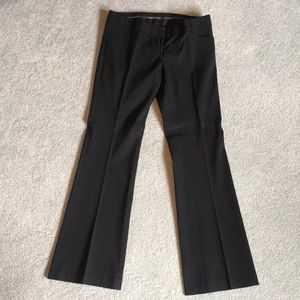 Black Express stylist boot cut trousers dress pant
